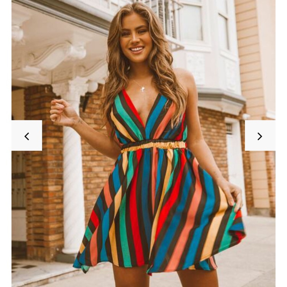 Never worn- striped sundress